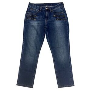 Jennifer Lopez Women's Blue Denim Capri Jeans, Size 4
